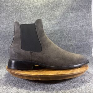Thursday Chelsea Boots Mens Shoes Size 10.5 Wide Gray Suede